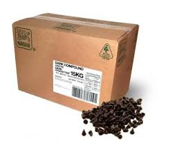 [CHOCETTE15] CHOCOLATE DARK COMPOUND CHOCETTES NESTLE 15KG 12057762