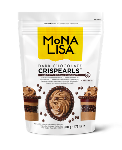 [CRISPYDARK] DARK CHOC CRISPEARLS 800G MONA LISA