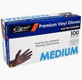 [GLOVEPOWDMED] VINYL GLOVE MEDIUM BLUE x1000 C-GV011